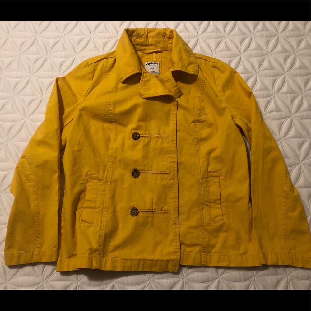 100% cotton button up coat